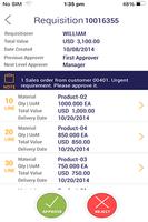 2 Schermata SAP Mobile PO & PR Approvals