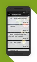 Healthy Nutrition Tips capture d'écran 1
