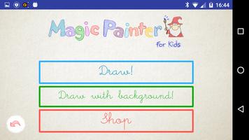 Magic Painter drawing for kids poster