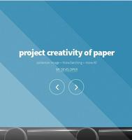 project creativity of paper Affiche