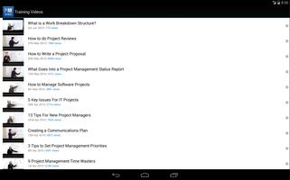 Project Management Training captura de pantalla 3