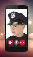 Call video Prank Kids Police capture d'écran 1