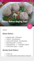 Aneka Resep Bakso captura de pantalla 2