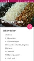 Resep Brownies captura de pantalla 3