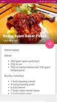 Poster Resep Masakan Ayam - Lengkap