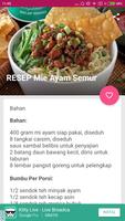 برنامه‌نما Aneka Resep Mie Ayam عکس از صفحه