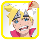 How to Draw Boruto uzumaki APK