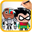 How To Draw Titans Go