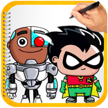 How To Draw Titans Go