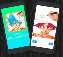 How to Draw Super Saiyan God โปสเตอร์