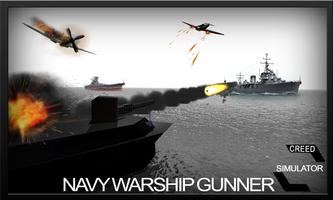 پوستر Navy Warship Gunner WW2 Battleship Fleet Simulator
