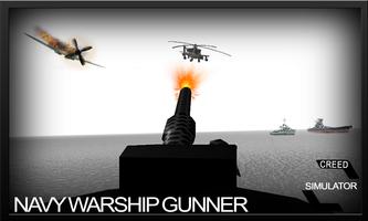 Navy Warship Gunner WW2 Battleship Fleet Simulator स्क्रीनशॉट 3