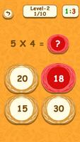 Math Game : Multiplication Table capture d'écran 3