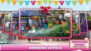 Christmas Street Hidden Object capture d'écran 3