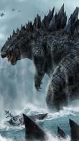 Godzilla Wallpapers HD Lock Screen Affiche