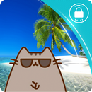 Pusheen Cute Wallpaper Cat Summer Crush App Lock APK