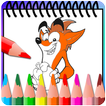 How to color Crash Bandicoot (coloring pages)