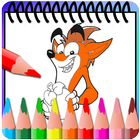 How to color Crash Bandicoot (coloring pages) icon