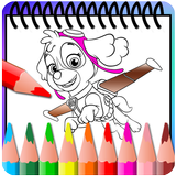 How to color Paw Patrol ( coloring pages) icon