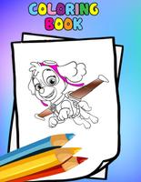 How to color Paw Patrol ( coloring pages) poster