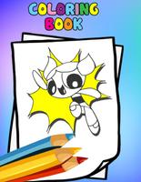 How to color the powerpuff girls ( coloring pages) poster