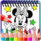ikon How to color Mickey Mouse (Coloring Pages)