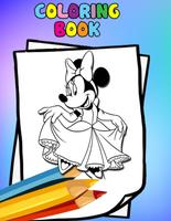 How to color Mickey Mouse ( coloring pages) Affiche