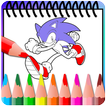 How to color sonic the hedgehog ( coloring pages)