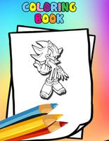 How to color sonic the hedgehog ( coloring pages) capture d'écran 2