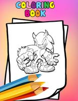 How to color sonic the hedgehog ( coloring pages) screenshot 3