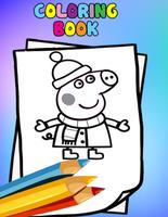 How to color Peppa Pig ( coloring pages) poster