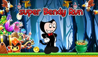 Bendy Run worlds game Poster