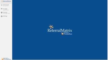 Referral Matrix الملصق