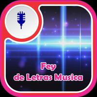 Poster Fey de Letras Musica