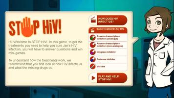 Stop HIV الملصق