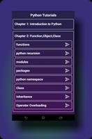 Learn python : python tutorial 스크린샷 1
