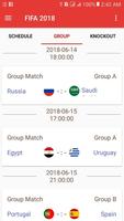 FIFA World Cup 18 Fixture capture d'écran 3