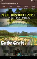 Texture Pack for Minecraft PE-poster