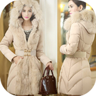 manteau femme أيقونة