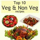 Top Ten Veg & Non Veg Recipes icône