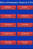 Pronounce States in USA Audio imagem de tela 2