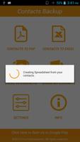 Contacts Backup captura de pantalla 1