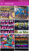 3D Graffiti vēstule Design plakat