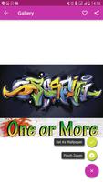 3D Letter Desain Graffiti syot layar 3