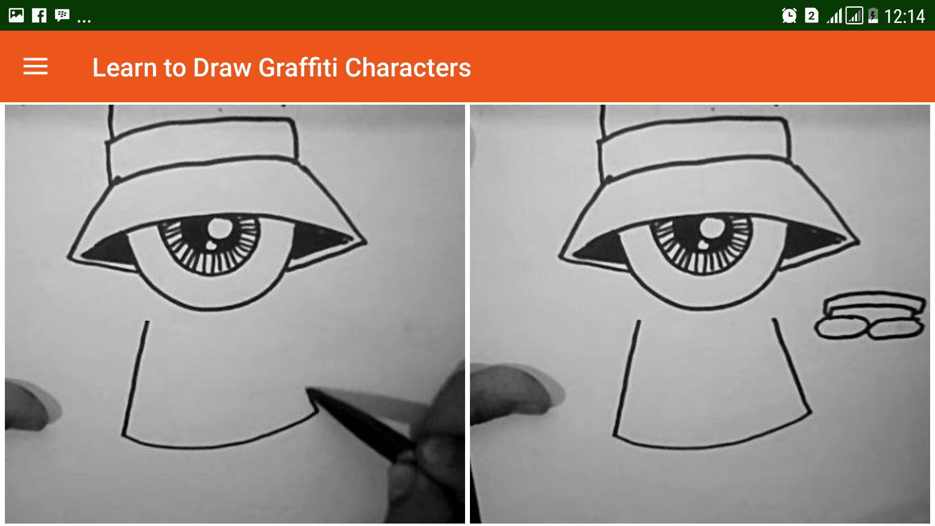 Учиться рисовать граффити персонажей