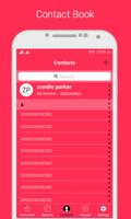 OS 10 Pink Dialer Caller Book تصوير الشاشة 2