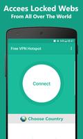 پوستر Free VPN Hotspot Server : Fast Security shield App