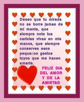 poemas de amor y amistad capture d'écran 2