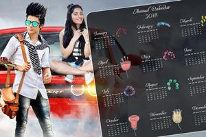 Calendar photo frames 2018 & Calendar photo Editor Affiche