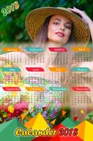 Calendar photo frames 2018 & Calendar photo Editor ภาพหน้าจอ 1